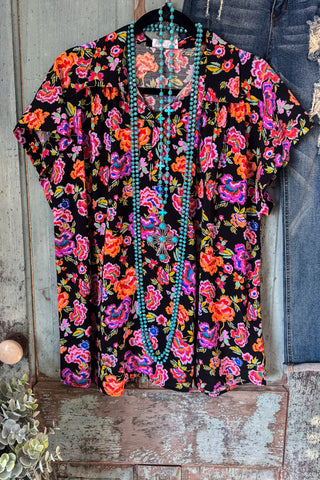 Right About You Shawl  - Pink/Blue