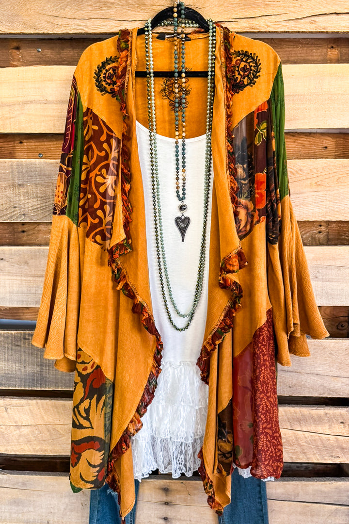 Fall Beginnings Cardigan - Camel