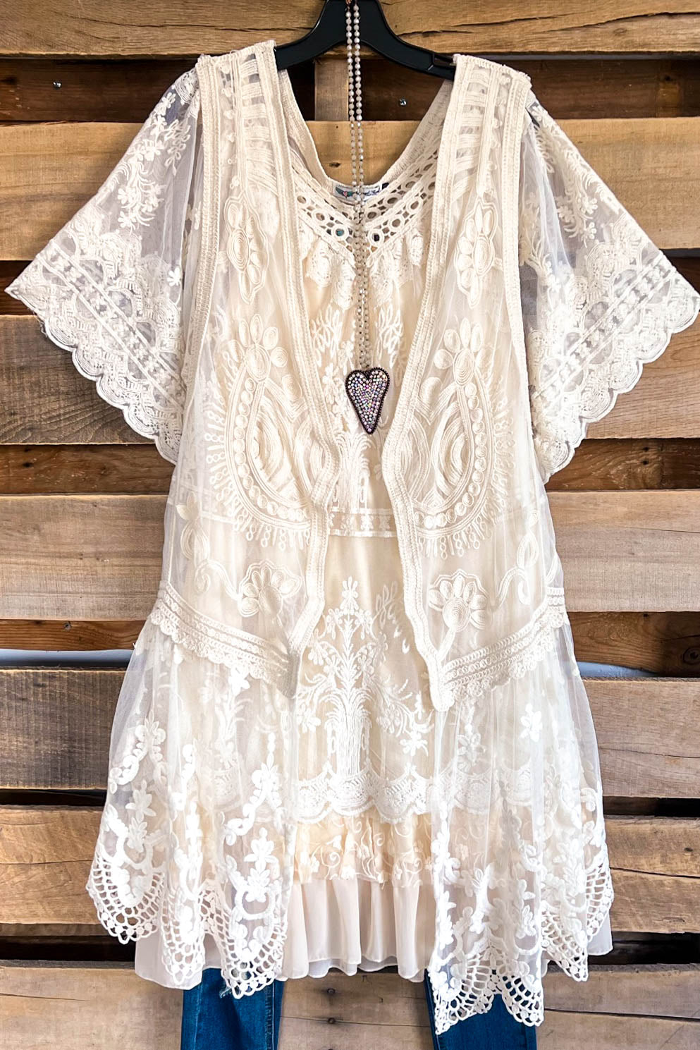 AHB EXCLUSIVE: See My Soul Vest - Natural (Vest Only) - SALE