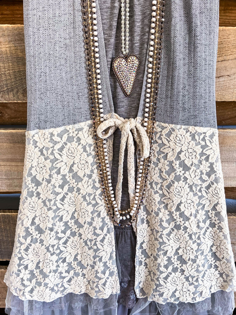 Vintage Impressions Vest - Grey/Taupe