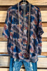 Around The World Sheer Top - Brown - SALE