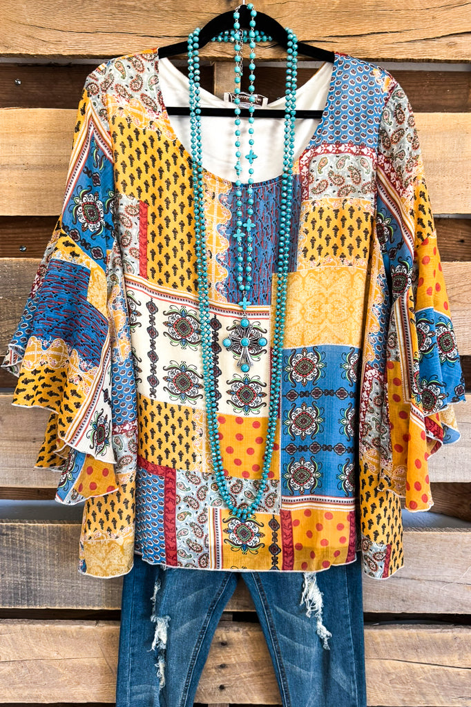 In Your Sights Top - Yellow - SALE