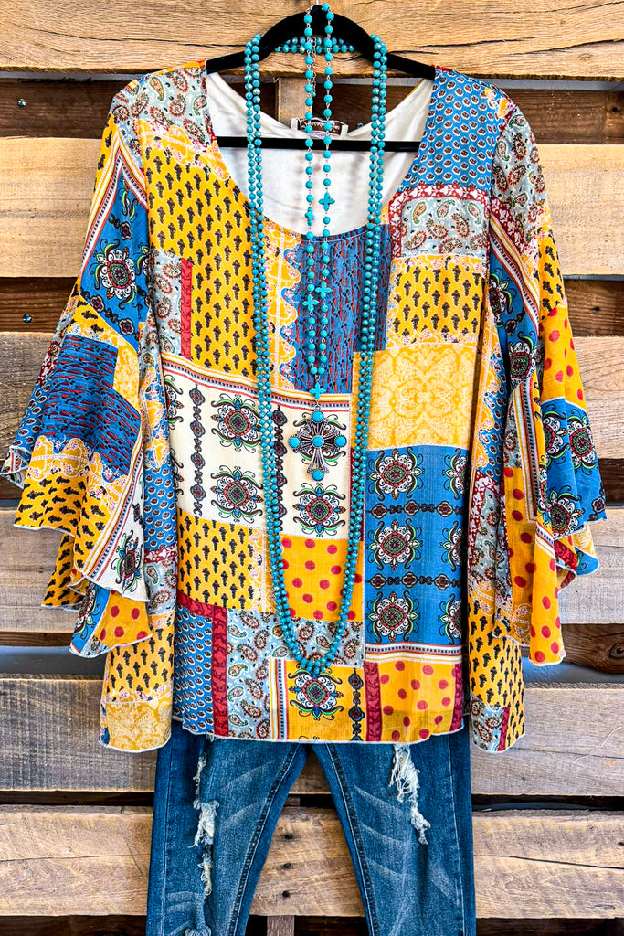In Your Sights Top - Yellow - SALE