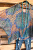 No Holding Back Oversized Sheer Top  - Multi