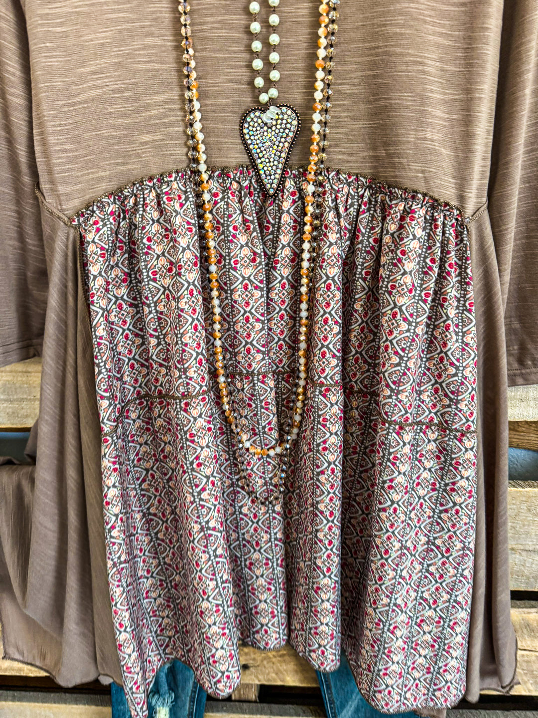 Something A Little Extra Tunic/Dress - Peach