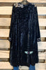 AHB EXCLUSIVE: Long Velvet Embroidery Cardigan - Black