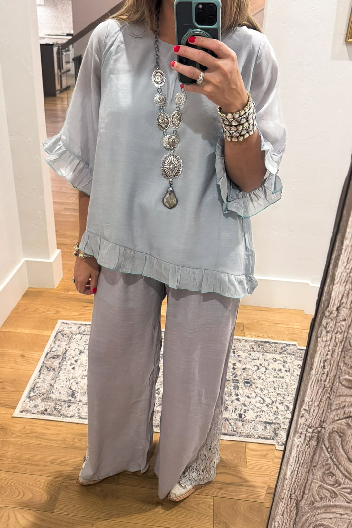Everlasting Feelings Top - Gray
