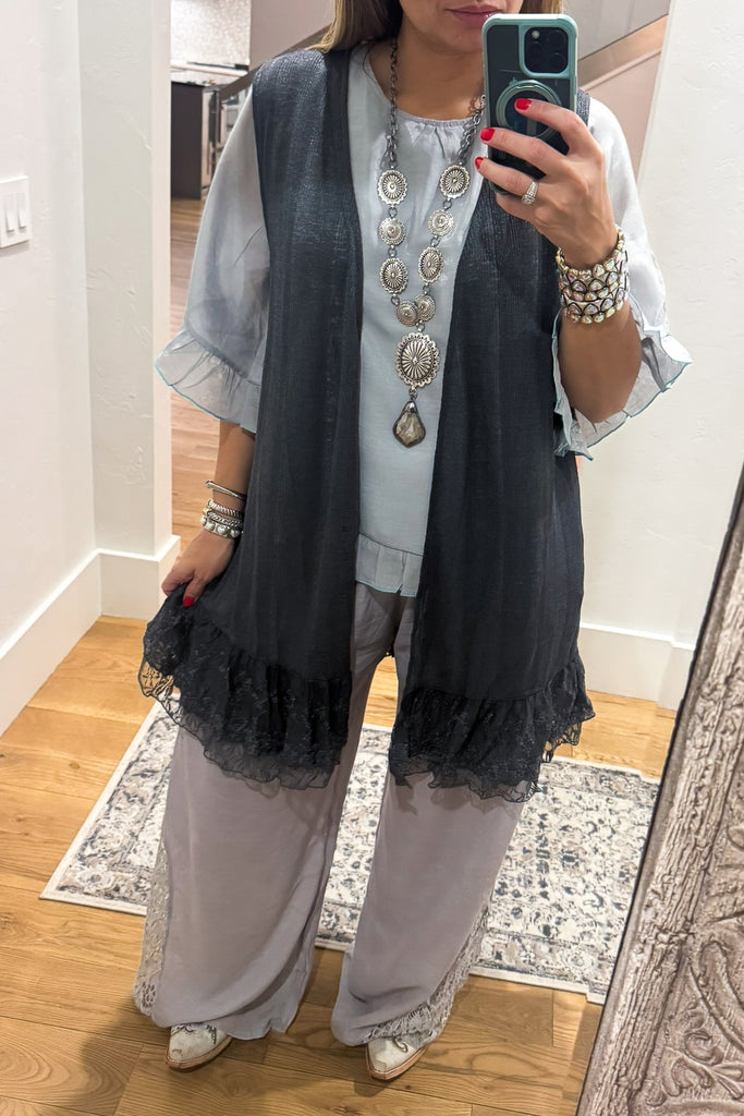 AHB EXCLUSIVE: Willow Delight Vest - Dark Gray