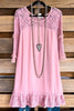 Sunshine in My Heart Dress - Mauve - SALE