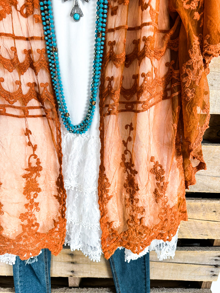 AHB EXCLUSIVE: Finding Perfection Kimono - Rust