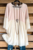 This Side Of Paradise Dress - Pink/Beige - SALE