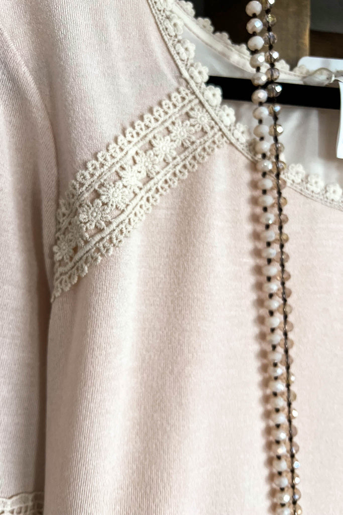 This Side Of Paradise Dress - Pink/Beige - SALE