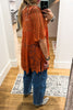 AHB EXCLUSIVE: Delightful Details Top - Rust  - 100% COTTON