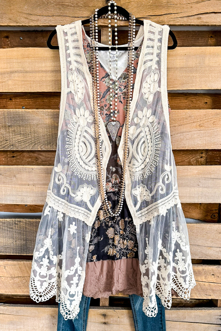 AHB EXCLUSIVE: See My Soul Vest - Natural (Vest Only) - SALE