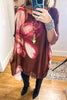 Italian Silk Blend Oversized Tunic Dress | Made in Italy