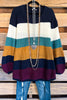 Woven Willow Sweater - Navy