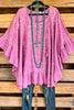AHB EXCLUSIVE: Stories To Tell Poncho - Purple - 100% COTTON