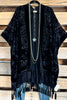 Wrapped In Greatness Kimono - Black