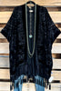 Wrapped In Greatness Kimono - Black