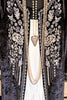 AHB EXCLUSIVE: Long Velvet Embroidery Cardigan - Black