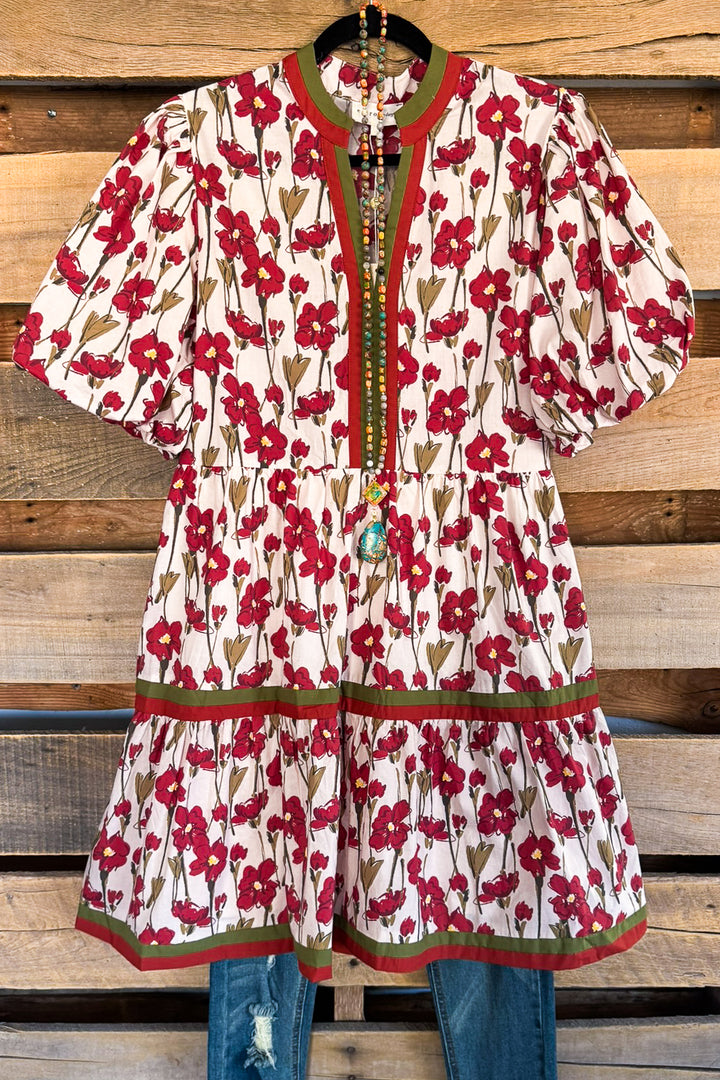 Hold Your Own Dress - Rust - 100% COTTON