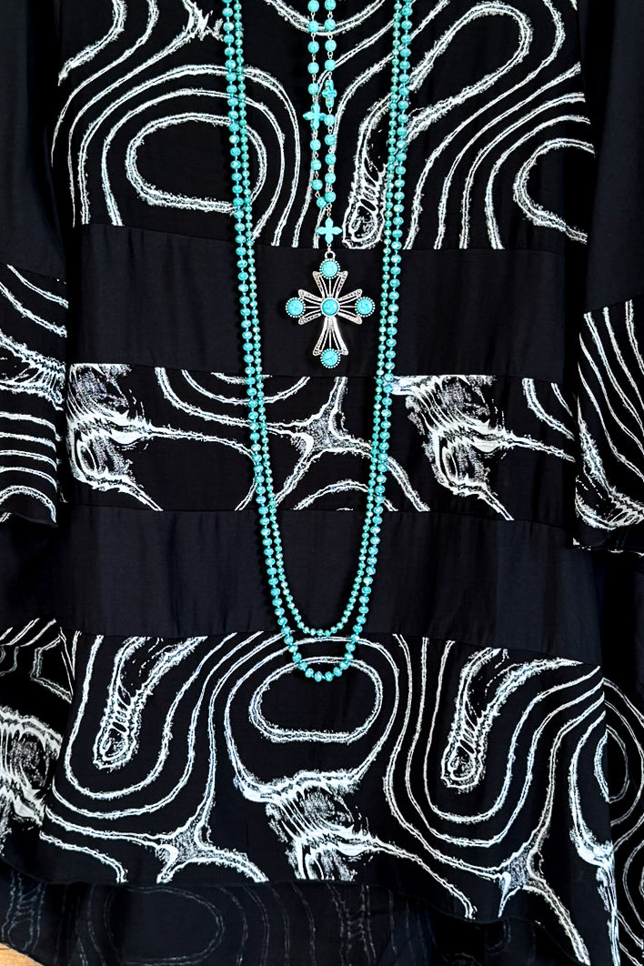 Timeless Dreams Tunic - Black