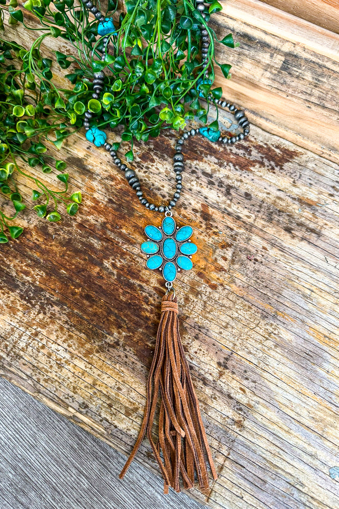 Standers Of Youth Necklace - Turquoise & Sliver