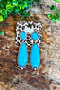 Fancy Squash Earrings - Turquoise