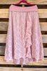 That Perfect Lace Skirt - Mauve