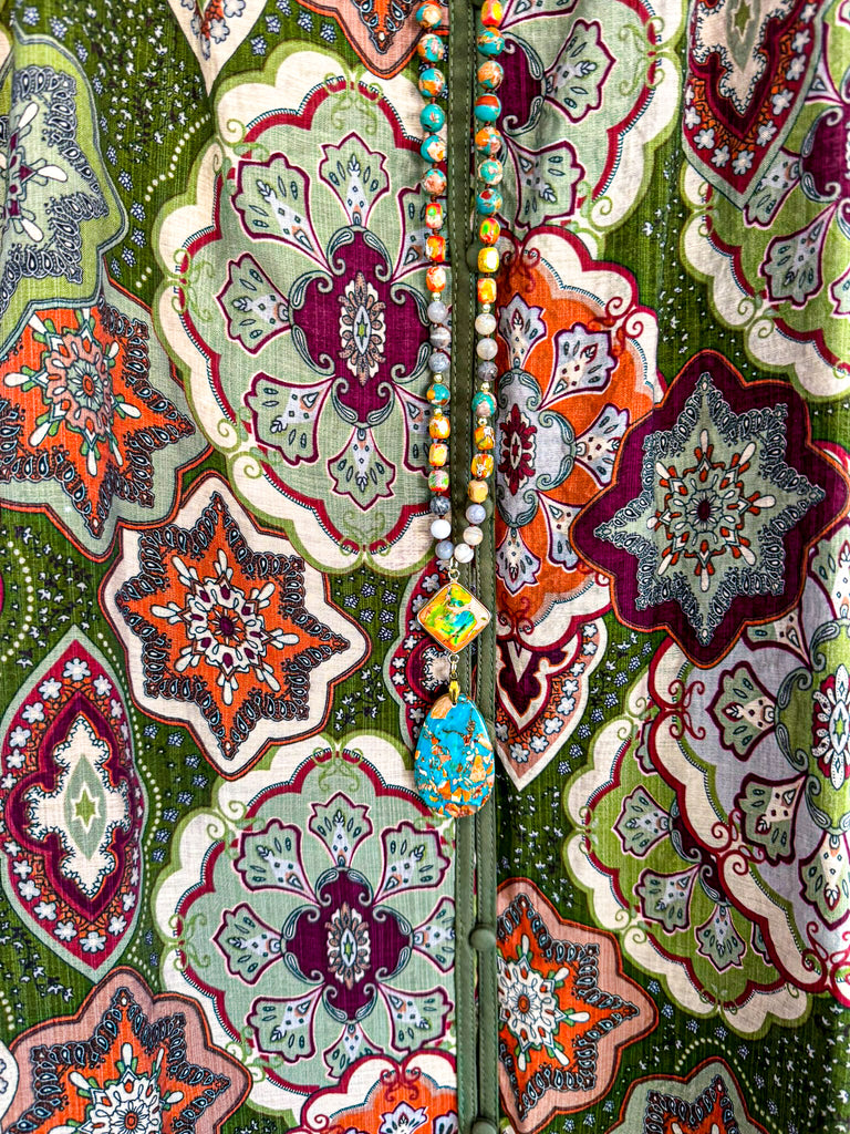 In This Moment Blouse - Olive - SALE