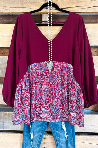 Fill The Sunshine Top - 100% Cotton - Red