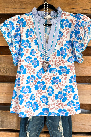 Fill The Sunshine Top - 100% Cotton - Red