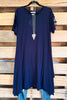 Best Kind Of Days Midi Dress - Navy