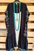 Summer Resort Kimono - Black