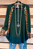 Always Besides You Tunic - Hunter Green - SALE