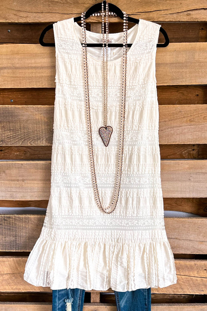 Holding Happiness Dress - Cream - SALE