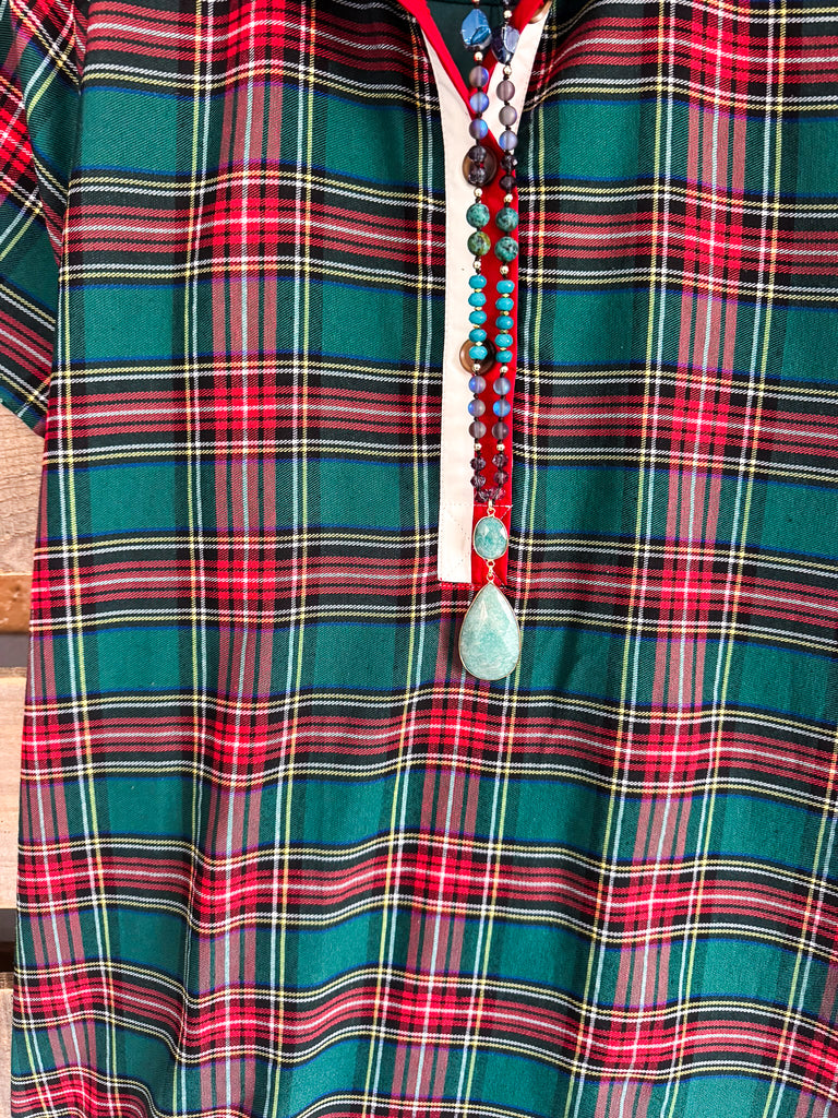 Merry and Bright Dress - Green