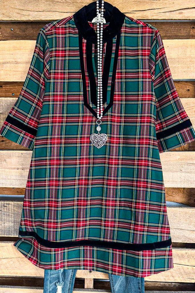 Seasons Greetings Dress - Green