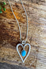 Center Of My Heart Necklace - Silver