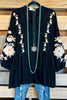 Take Your Chance Tunic - Black - Cotton Blend