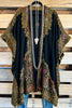 Imagination At Best Kimono - Blk/Gold