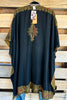 Imagination At Best Kimono - Blk/Gold