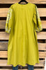 Sweet Simplicity Midi Dress - Mustard - 100% Cotton