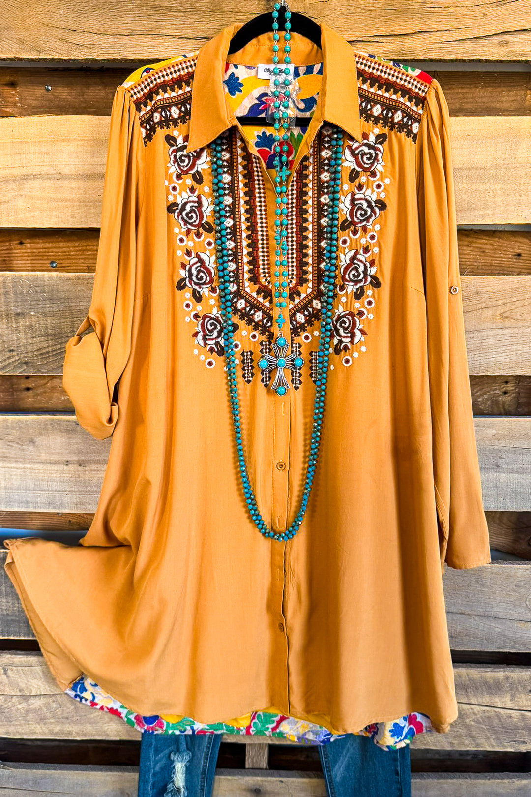 AHB EXCLUSIVE: Beautiful All Around Dress - Mustard - SALE