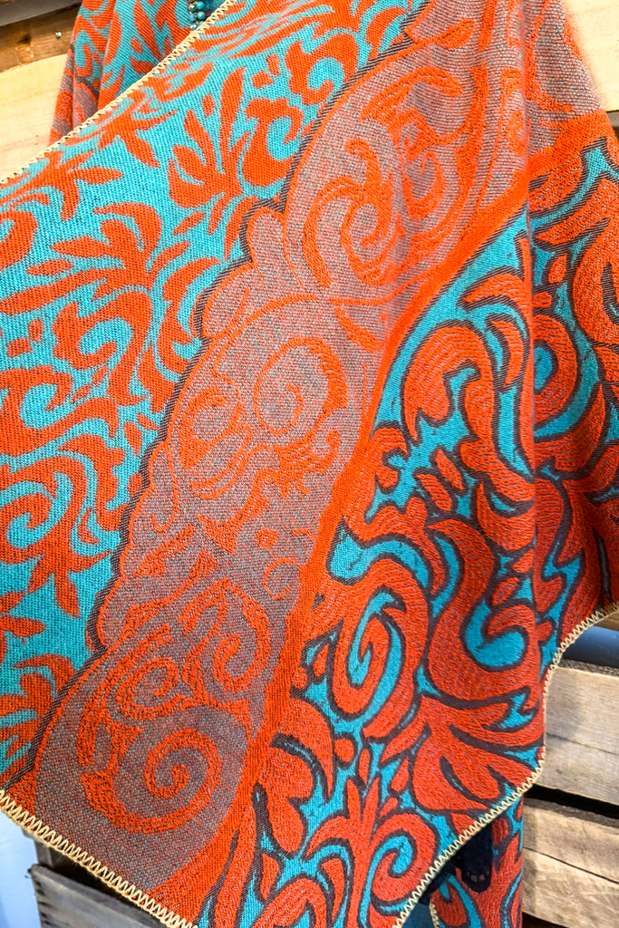 Higher Standards Poncho - Orange