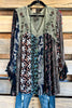 Along The Way Blouse - Gravel
