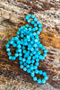 Sea Foam Dreams Beaded Necklace - Aqua