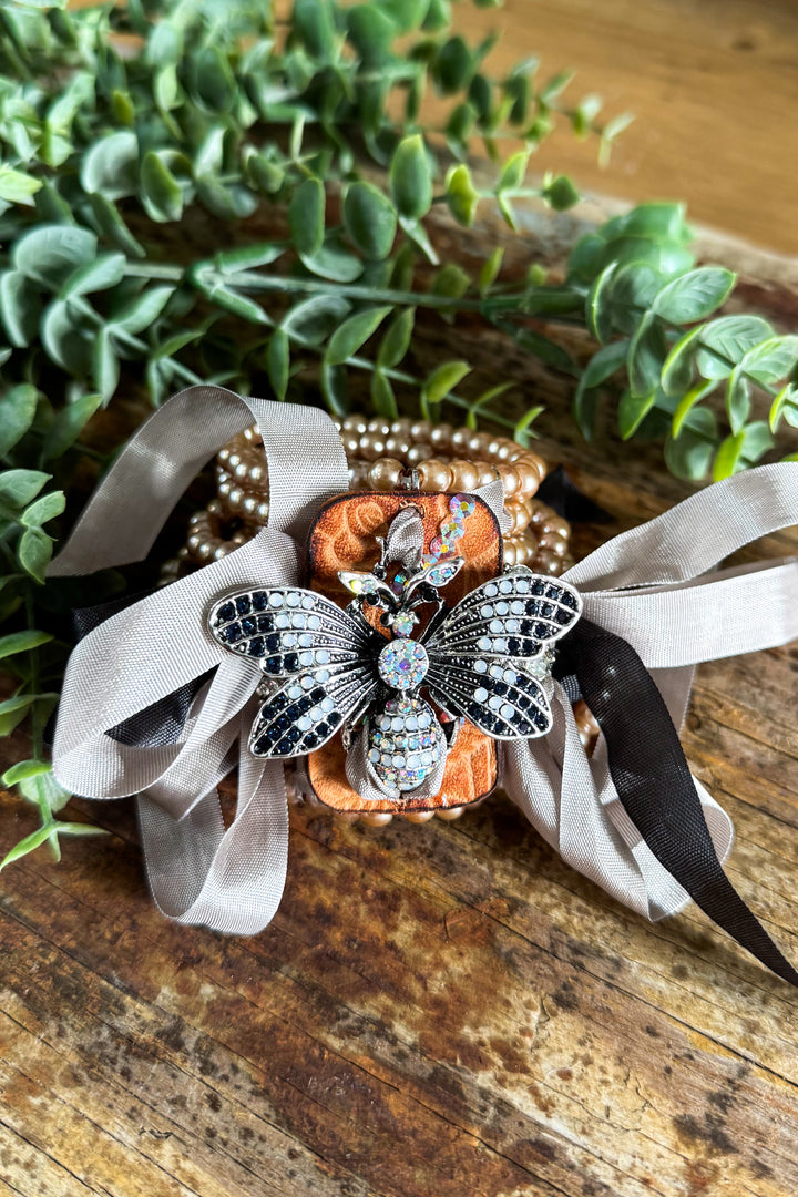 Bee Stretch Bracelet - Dark Combo