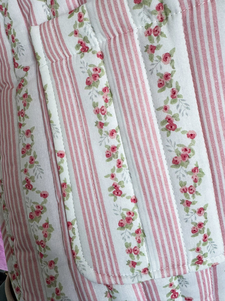 Love And Bow Ties Quilted Vest - Pink - 100% COTTON