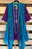 AHB EXCLUSIVE: Dream Weaver Vest - Teal - 100% COTTON